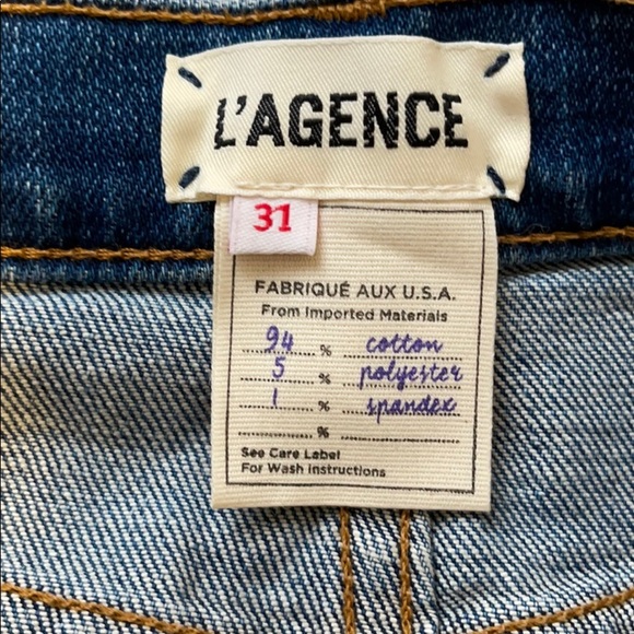 NWT L’Agence Jean Short Cutoffs - Picture 11 of 16